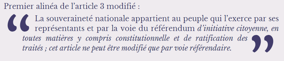 Article 3 modifié